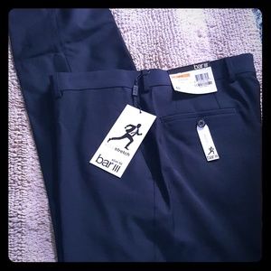 Bar III Mens black dress pants NEW 33W by 32L